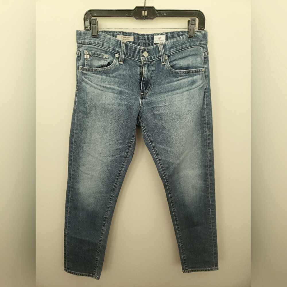 AG The Nikki Crop Jean Relaxed Skinny Crop Size 27